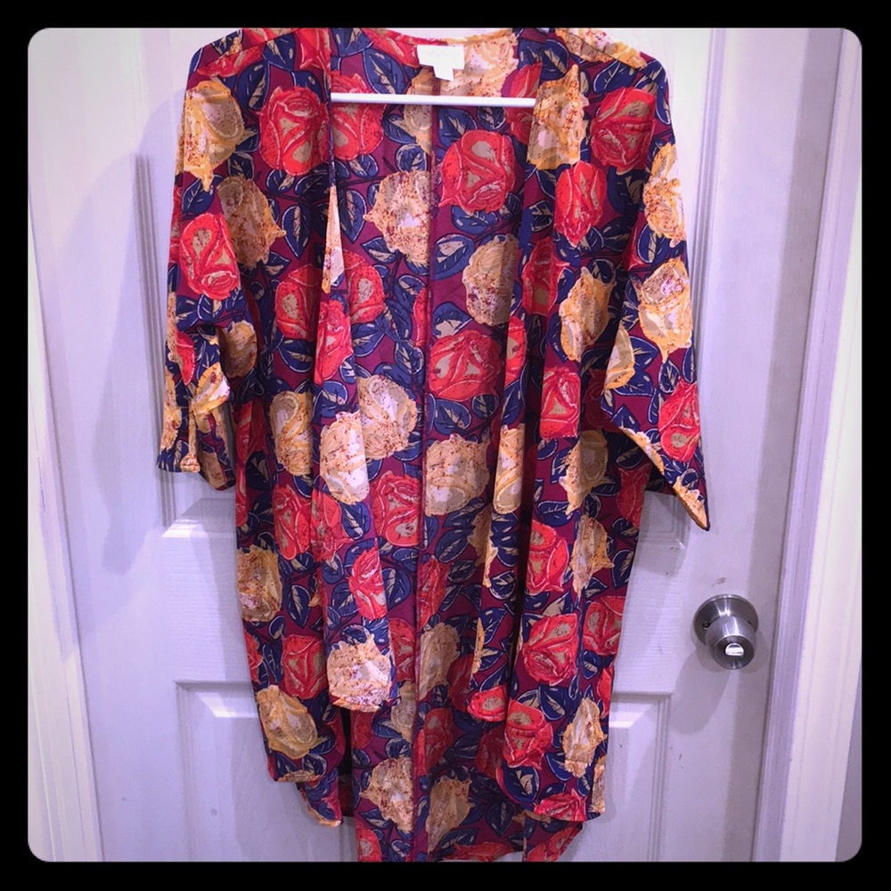 Beauty & the Beast inspired LuLaRoe Lindsey Kimono